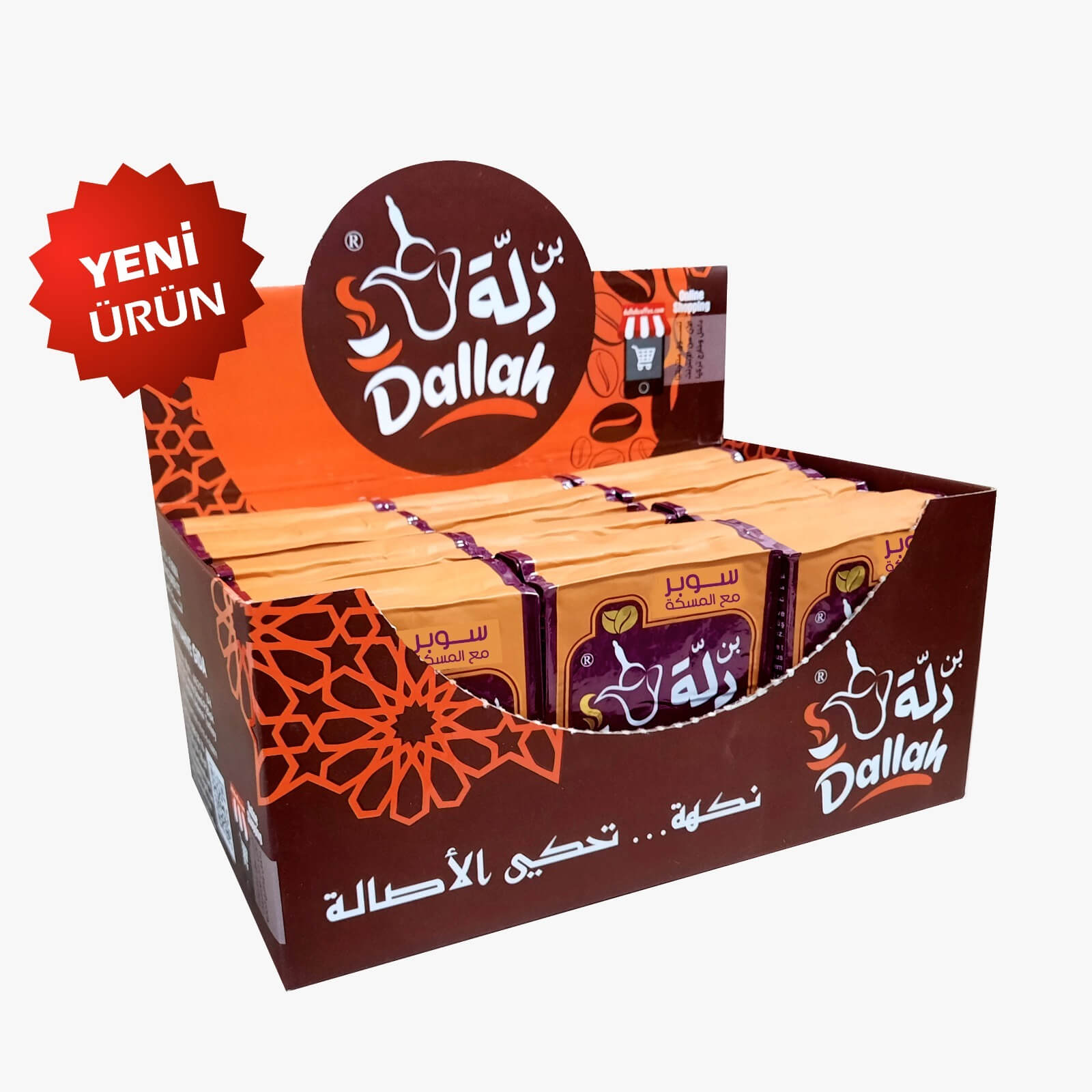 DALLAH COFFEE TURKISH COFFEE SUPER MASTICLES (BOX) 12 × 180 g